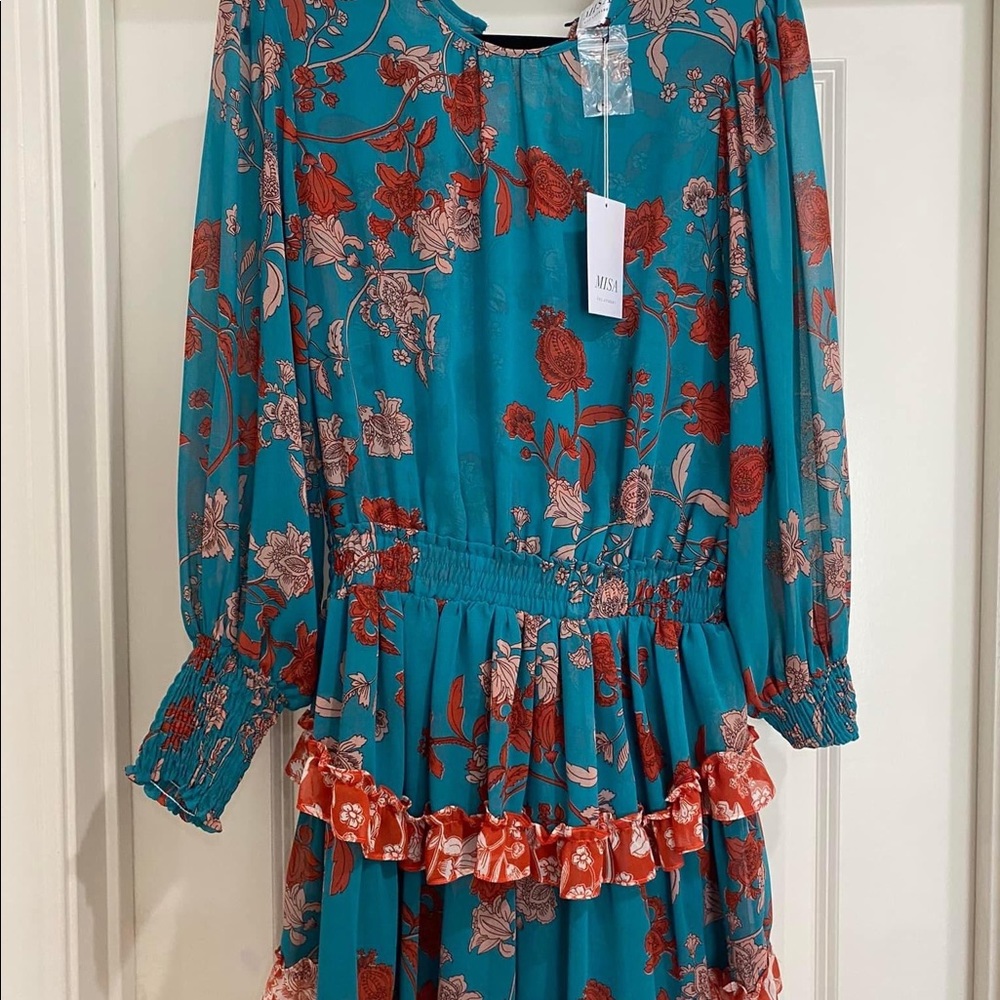 NWT Misa Camila Dress in Talitha Paisley Combo (M)